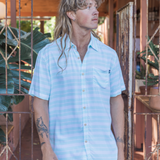 TRUE BLUE BUTTON UP