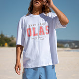 EAST COAST BOX TEE RED
