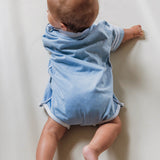 TINY BUT FIERY ROMPER BLUE