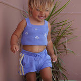BARCELONA MINI SHORT PERIWINKLE