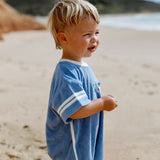 CAPE ROMPER SERENITY BLUE