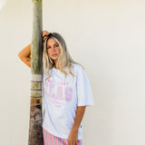 EAST COAST BOX TEE PINK