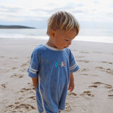 CAPE ROMPER SERENITY BLUE