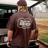 MY FIRST RODEO BOX TEE
