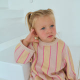 HAZE MINI KNIT TOP SUNLIGHT STRIPE