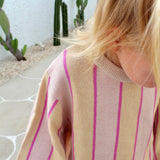 HAZE MINI KNIT TOP SUNLIGHT STRIPE