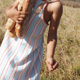 SUNDOWN STRIPE MINI DRESS