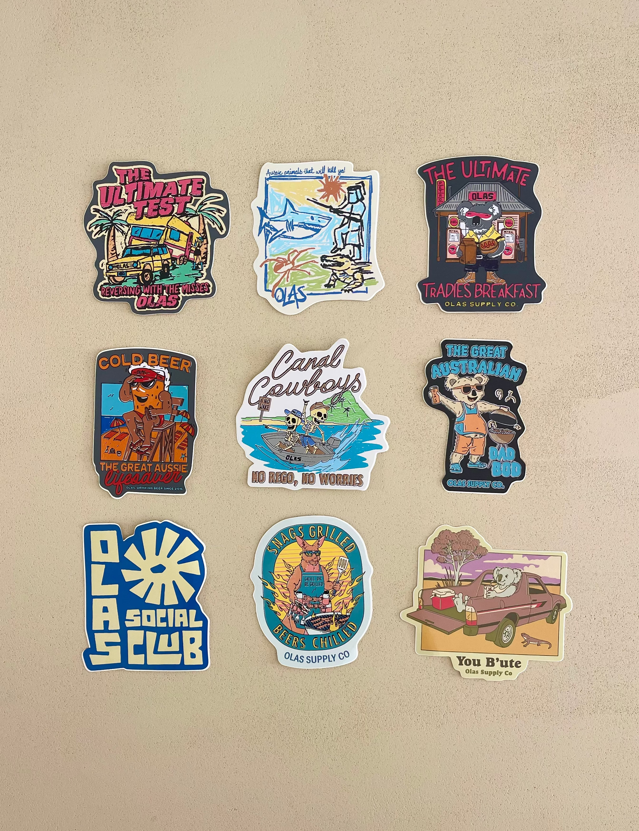 STICKER PACK - OLAS SUPPLY CO.