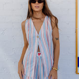SUNDOWN STRIPE TOP