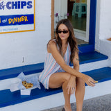 SUNDOWN STRIPE TOP