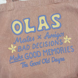 OLAS TOTE BAG PINK