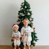 COWBOY CLAUS MINI'S ROMPER