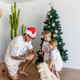 COWBOY CLAUS MINI'S ROMPER