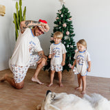 COWBOY CLAUS MINI'S ROMPER