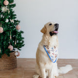 COWBOY CLAUS DOG BANDANA