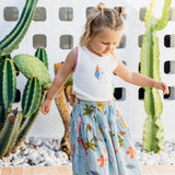 BY THE SEA MIDI SKIRT