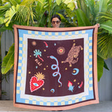 GOLDEN JUNGLE SARONG