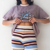 MUSE STRIPE KNIT SHORT