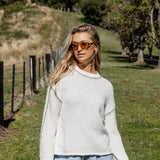 ECLIPSE BOUCLE KNIT MILK
