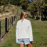 ECLIPSE BOUCLE KNIT MILK