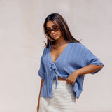 SHORES TIE TOP