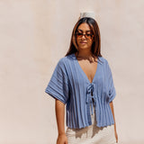 SHORES TIE TOP