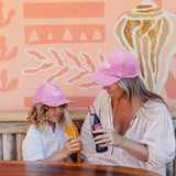 PARADISE DAD MINI HAT PINK
