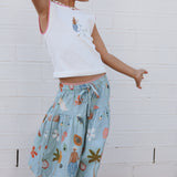 BY THE SEA MIDI SKIRT