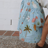 BY THE SEA MIDI SKIRT