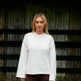 ECLIPSE KNIT TOP MILK