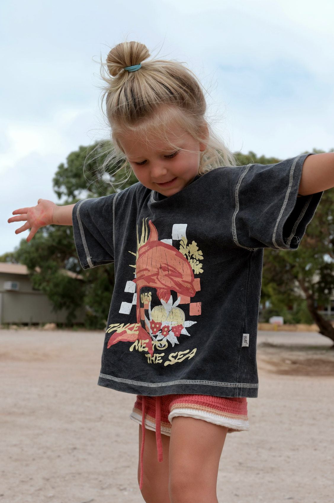 SEA CALLING MINI TEE - OLAS SUPPLY CO.