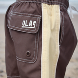 RETROGRADE MINI BOARDSHORT COFFEE