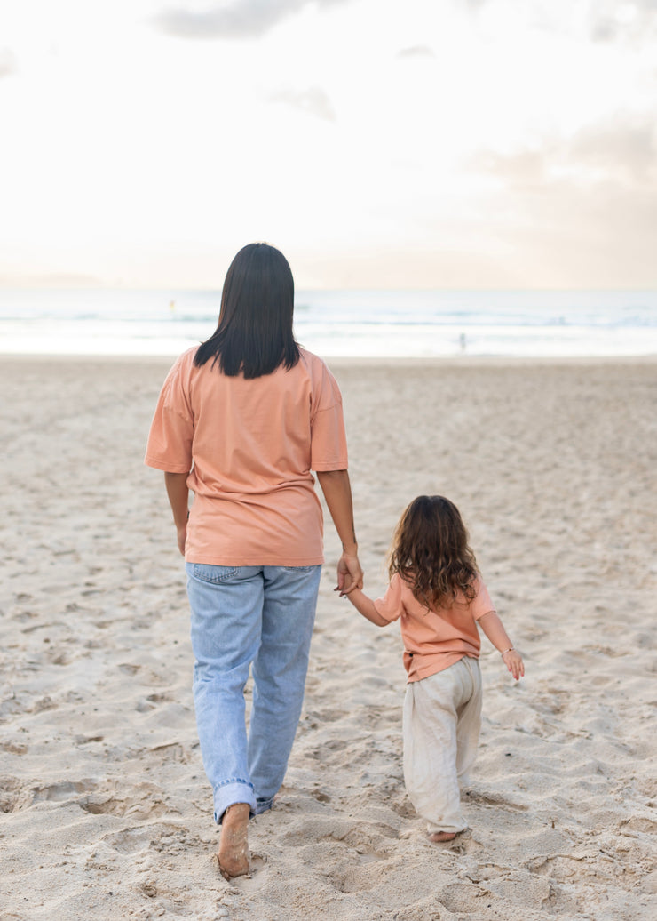 SOARING EAGLE PEACH MINI TEE