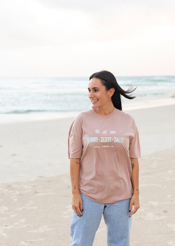 SUNNY ZESTY SALTY BOX TEE