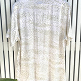 LEOPARD BUTTON UP MINT