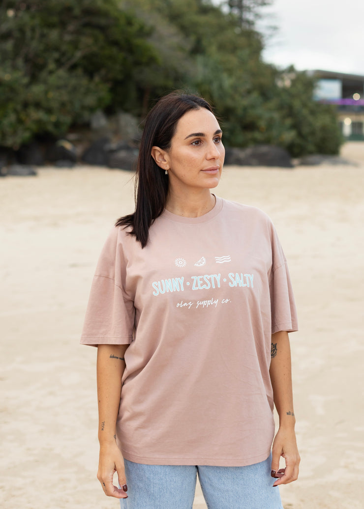 SUNNY ZESTY SALTY BOX TEE