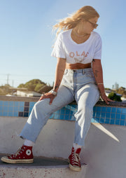 HUNTED BASIC TEE WHITE