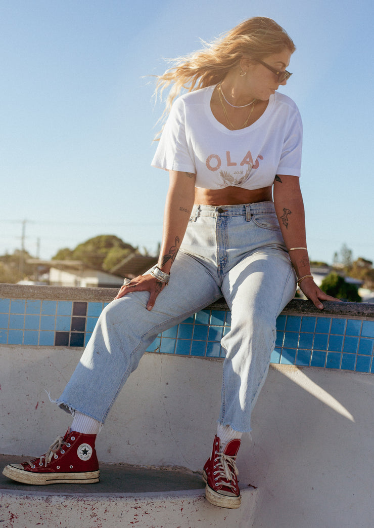 HUNTED BASIC TEE WHITE