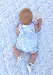 TILLY ROMPER AQUA CHECK