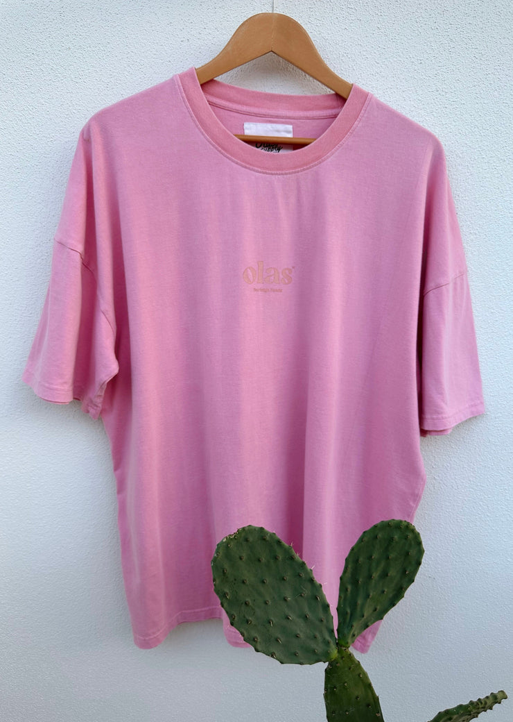 STAPLE BOX TEE PINK