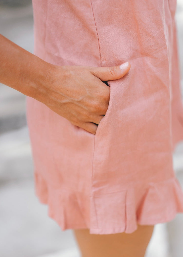 SANDY PLAYSUIT PINK CLAY