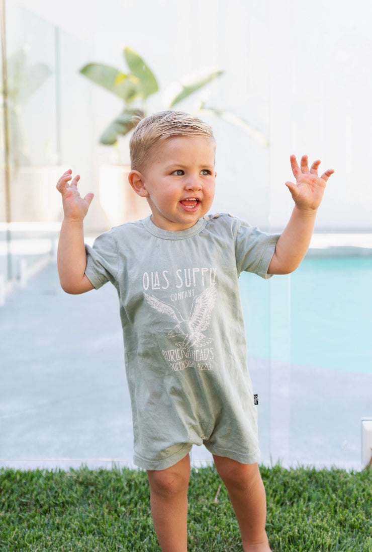 EAGLE SAGE ROMPER