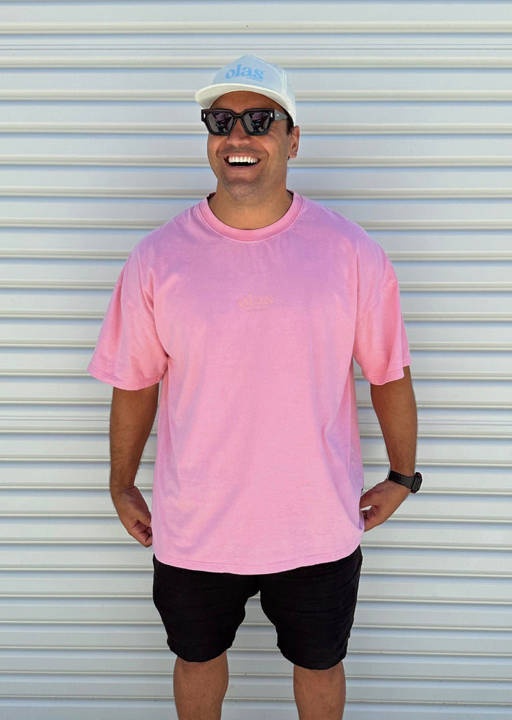 STAPLE BOX TEE PINK