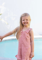 SANDY MINI PLAYSUIT PINK CLAY