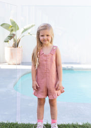 SANDY MINI PLAYSUIT PINK CLAY