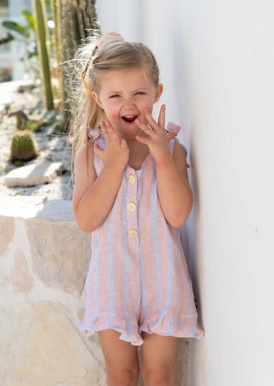 SUNSET PLAYSUIT STRIPE